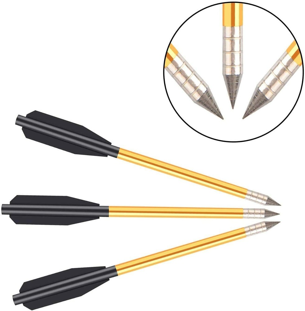 Snake Eye Crossbow Bolts,6.3″ Crossbow Arrows for 50-80lbs crossbow
