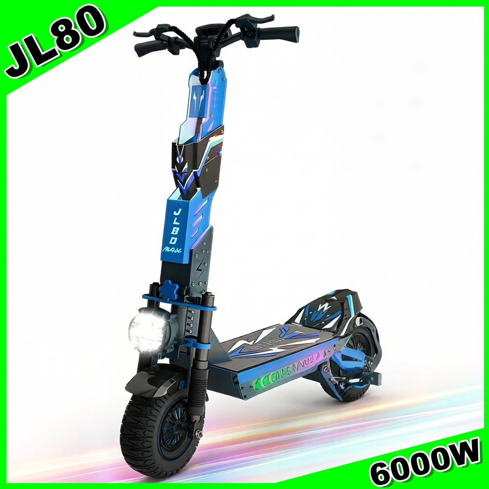 NFC APP 6000W High Power Electric Scooter 52 Miles Range, 45MPH 60V Music Player