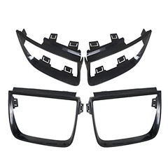 Pack of 4 Tail Light Bezel Covers Black Replacement for Chevy Camaro LT LS SS
