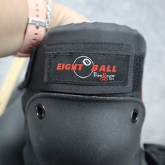 Eight Ball Outdoor Safety Gear Adult Small Black Wrist Elbow Knee Pad Protection