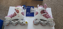 PowerSlide Phuzion Argon Rose 100 In-line Skates (rollerblades) Womens 10.0 (42)