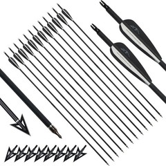 Archery Traditional Longbow 30-50lbs Recurve Bow Hunting Mongolian &12x Arrows