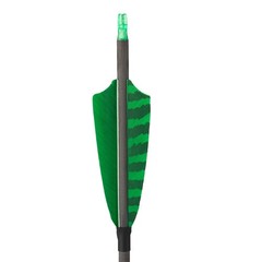 Archery Carbon Arrows Spine400 with Feather Set for Recurve/Compound Bow Hunting