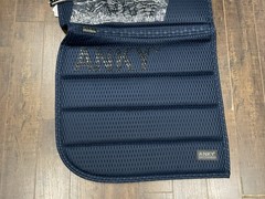 NWT ANKY Technical Pad Dressage Saddle Pad DR/Full Navy Air Stream Mesh