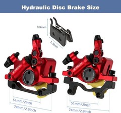 HB-100 Line Pulling Hydraulic Disc Brake Calipers, Mechanical Disc Brakes for…
