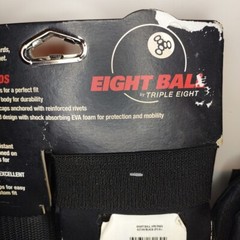 Eight Ball Multi-Sport Knee Elbow Wrist Pads Kid 8+ 3 Pack Combo Guard Black
