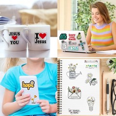Inspirational Christian Stickers, Waterproof Bible Verse Stickers Supplies