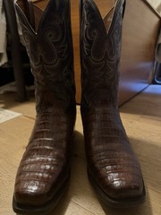 Dan Post Bayou Genuine Caiman Boots Men’s Size 12D DP3074