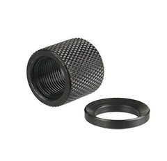 Metric 14×1 LH TPI Left Hand Thread Protector, All Steel, Free Steel 14mm Washer