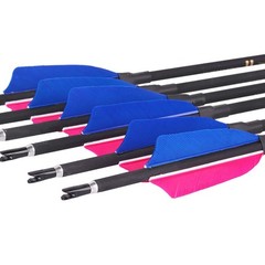 30-100PCS 3/4″/5″ Shield Cut Turkey Arrow Feathers Handmade Arrows Fletching DIY