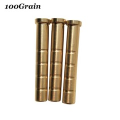 12pc 38-300gr Arrow Inserts Heavy Weight ID6.2mm Base Copper Arrowhead Connector