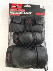 *NEW* Eight Ball Multi Sport Pad Set 3-Pack Knee Elbow Wrist Protection 14+