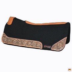 34HS 32″ X 30″ Hilason Horse Saddle PAD Western Contoured Wool Felt Moisture