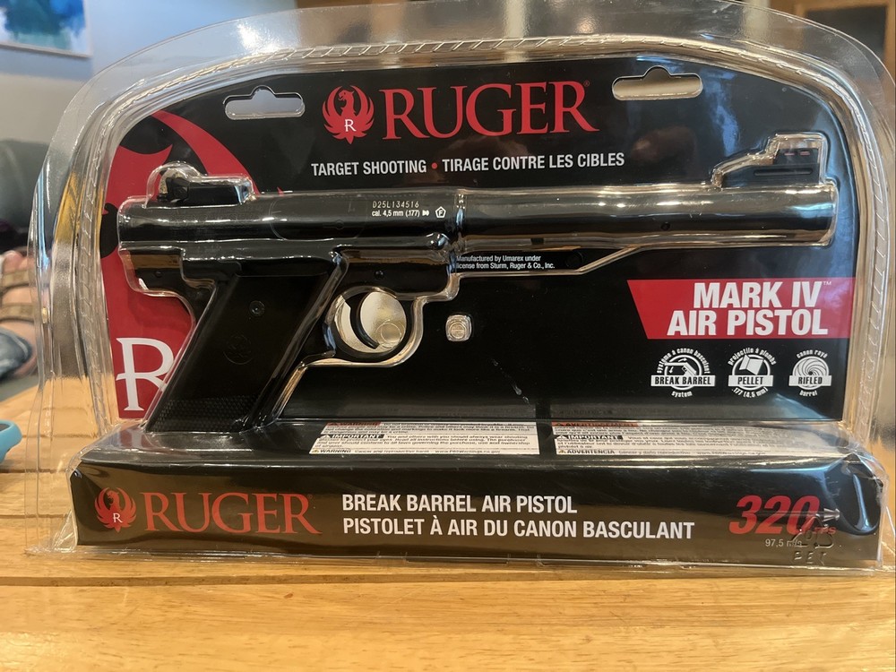 Umarex Ruger Mark IV .177 Pellet Break-Barrel Air Pistol