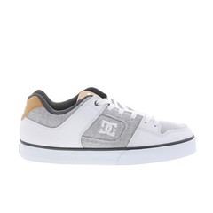 DC Pure 300660-XSWS Mens White Leather Skate Inspired Sneakers Shoes 9.5
