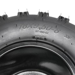 18×9.50-8 Tire Wheel Rim Rear Axle Kit Hub for Go Kart ATV UTV 125cc 150cc 200cc