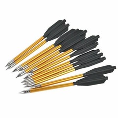 50X Aluminium Crossbow Bolts Arrows 6.5″ for 50 & 80 lb Pistol Crossbow Archery
