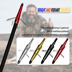 1 Dozen Swhacker Broadheads 100Gr 1.75″ Cut Compound Recurve Bow Crossbow Tip
