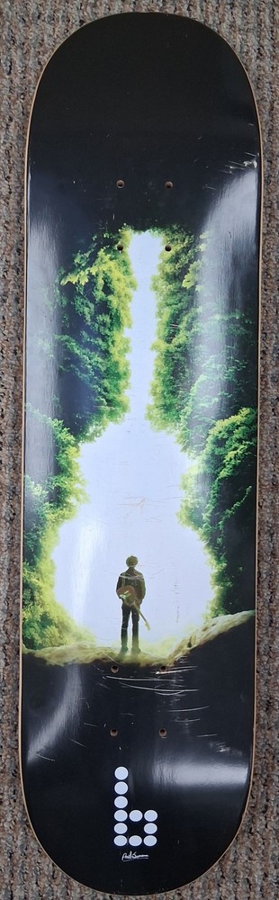 Braille Dreamer Series: Guitar Passage Skateboard Deck – 8.0 x 32 in