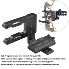 Bow Hunting Light Green Dot Laser Sight Tactical Scope Rail Mount 20mm Bracket