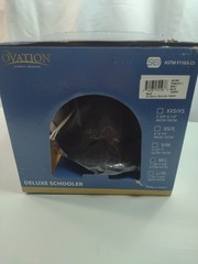 Ovation OV Deluxe Schooler Riding Helmet Equestrian Black M/L Medium / Large New