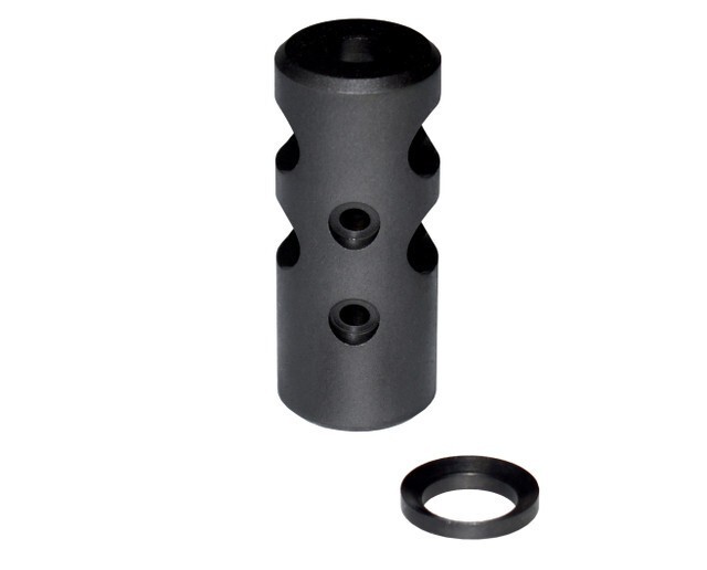 Ruger Mark IV 22/45 Lite Steel .22LR Compact Short Muzzle Brake 1/2×28 Thread