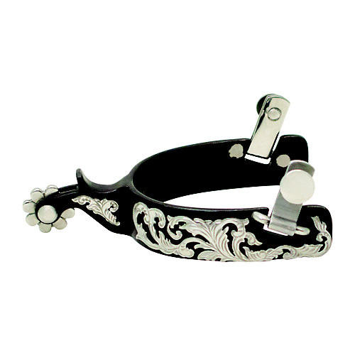 Cowboy Tack Metalab Silver Sage Mens Roper Spurs