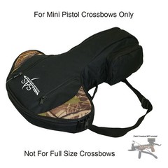 SAS Pistol Crossbow Bag w/ Shoulder Strap Arrow Holder Camo Black Prophecy Cobra