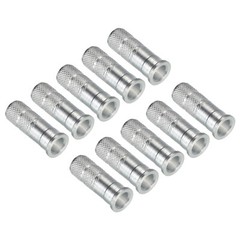 Aluminum Arrow Inserts 0.3″ Dia 7.6mm 8.8mm for Archery Points, 12pcs