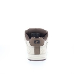Globe Tilt GBTILT Mens Beige Leather Lace Up Skate Inspired Sneakers Shoes