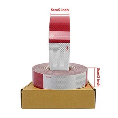 Waterproof Reflective Safety Tape Roll 2″X150′ Feet Long Yellow Black Red&White
