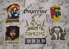 Supreme Sticker Lot SS26 Reaper Origami Art Dealer Why Hate Speed Aretha Leash