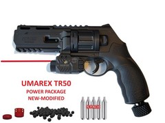 Umarex T4E (2292176) TR50 Paintball CO2 Paintball Revolver – New -Light/ Laser
