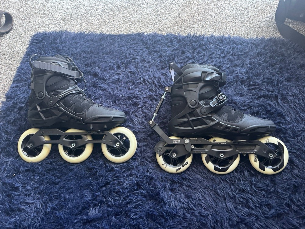 Powerslide Phuzion Argon Syncro 110 Skates Black Mens 11.0 (45)