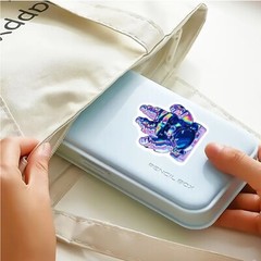 50pc HOLOGRAPHIC COLORFUL STICKER MIX, Waterproof, Cars-Phones-Bikes-Skateboards