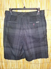 Rusty Plaid Shorts- Size 18 / 29 waist closer to 30W -Surfer Brand~