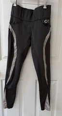 Dover Saddlery Women’s Riding Pants Stride Full Seat Breech Gray 30 L Equestrian