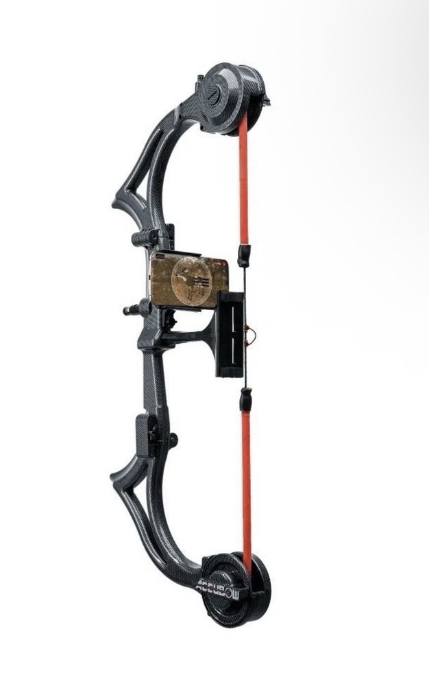 AccuBow 2.0 Carbon Fiber Compound Bow Black Red Ambidextrous 10lbs 32in