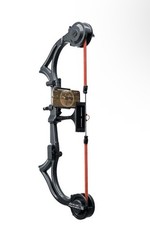 AccuBow 2.0 Carbon Fiber Compound Bow Black Red Ambidextrous 10lbs 32in