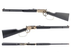 Airsoft CO2 Rifle – Gold Lever Action Legends Saddle Limited Edition – 10RDS