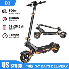 APP Control Adults Electric Scooter 52V/20.8AH 800W 50km/h Dual Suspensation LED