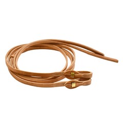 AJ Tack Harness Leather Quick Change Split Reins – 5/8in x 8ft