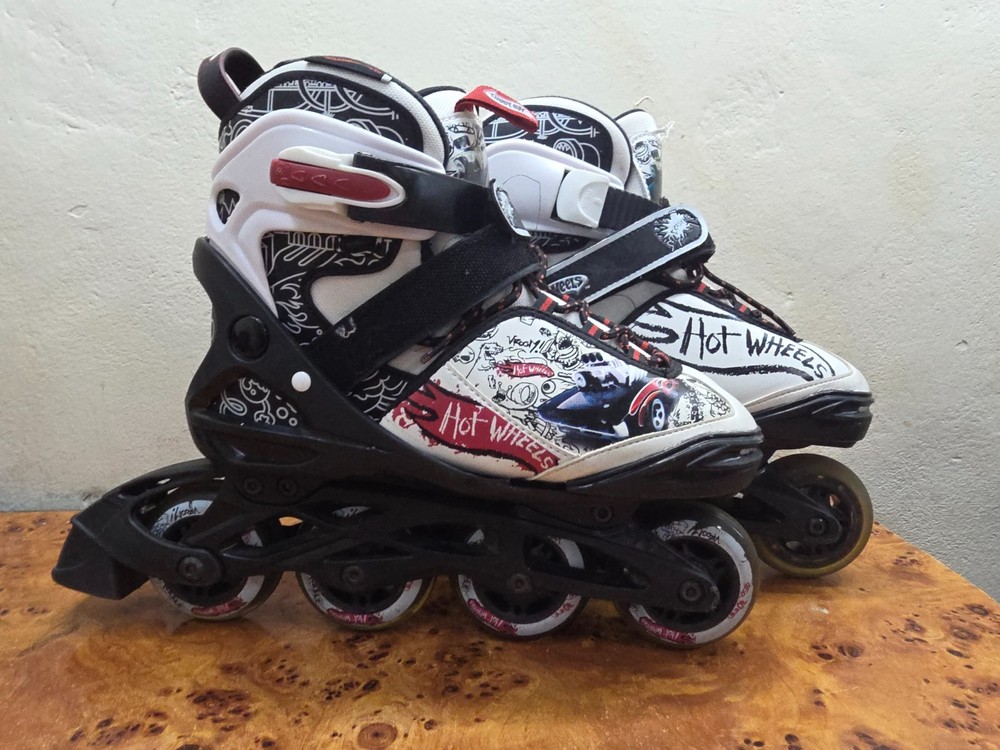 Powerslide Hot Wheels Adjustable Inline Skates Kids EU 33-37 Roller Blades