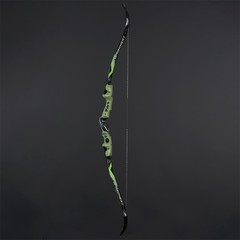 Archery 62″ ILF Takedown Recurve Bow 25-60lbs Arrows Set Target Hunting Shooting