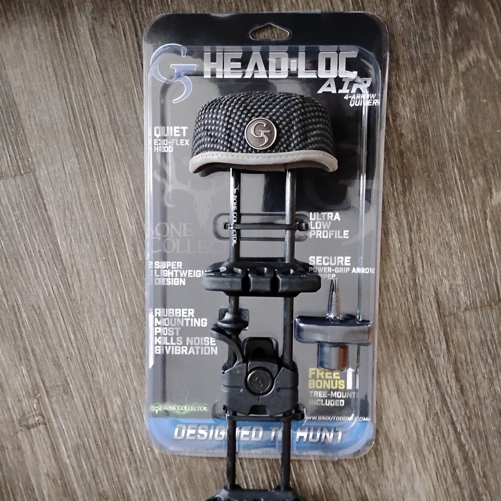G5 Head Loc 6 Arrow Quiver Black BRAND NEW