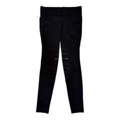 Equiline Italia Knee Grip Equestrian Riding Breeches Womens Black Leggings