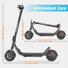 2026 Electric Scooter for Adults 15.5MPH Foldable APP Control Dual Shock 7.5Ah