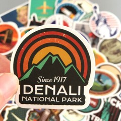 49pcs Vinyl vintage Sticker Pack For Water Bottle,Laptop,Journal,Scrapbook