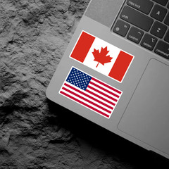 195 Country Flag Pack Stickers Pack Vinyl Luggage Skateboard Laptop Decal