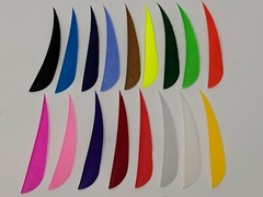 Archery Past 4″ Parabolic Feathers – 12 Pack, RW or LW